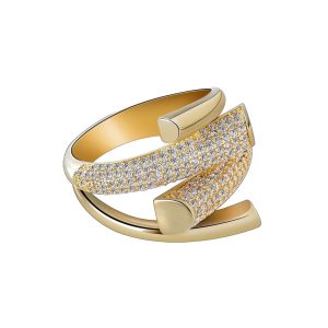 Index Finger Ring Female Ins Trendy Simple Personality Fashion Normcore Style Open Light Luxury Minority Exquisite Ring Adjustable