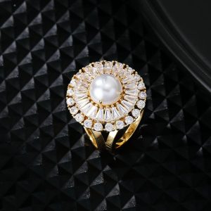 New Chic Chanel-Style Three-Sided Hollow Pearl Zircon Scarf Buckle Luxury Elegant Scarf Scarf Accessories Hot sale