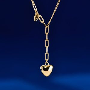 925 Entire Sterling Silver Smiley Love Necklace Luxurious Style Pendant Classic Style Chain Gift Accessories Hot sale